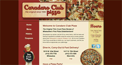 Desktop Screenshot of caradaroclubpizza.com